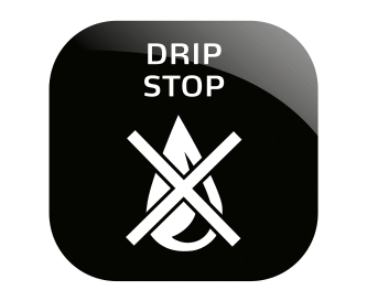 Filter with drip stop